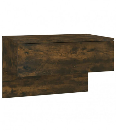 Wall-mounted Bedside Cabinets 2 pcs Smoked Oak