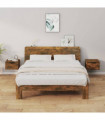 Wall-mounted Bedside Cabinets 2 pcs Smoked Oak 34x30x20 cm