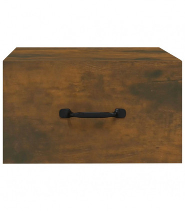 Wall-mounted Bedside Cabinets 2 pcs Smoked Oak 35x35x20 cm
