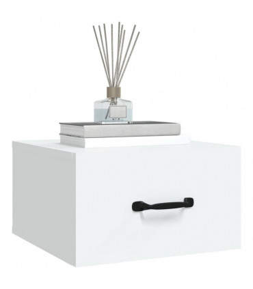 Wall-mounted Bedside Cabinets 2 pcs White 35x35x20 cm