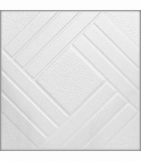 White 4: Decorative Ceiling & Wall Panels - 2m2 (21.52 sqft) - 8 Panels