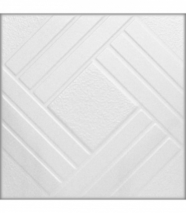 White 4: Decorative Ceiling & Wall Panels - 2m2 (21.52 sqft) - 8 Panels