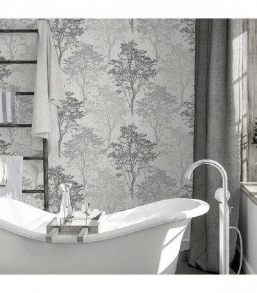 Wildwood Mono Wallpaper sw12
