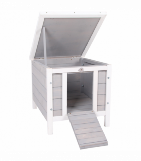 Wooden Rabbit Hutch Bunny Cage Guinea Pig House Pet Habitat Ferret Pawhut