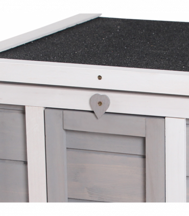 Wooden Rabbit Hutch Bunny Cage Guinea Pig House Pet Habitat Ferret Pawhut