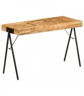 Writing Table Solid Mango Wood 118x50x75 cm