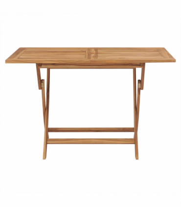 vidaXL 5 Piece Garden Dining Set Solid Teak Wood