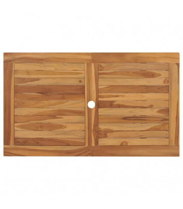 vidaXL 5 Piece Garden Dining Set Solid Teak Wood