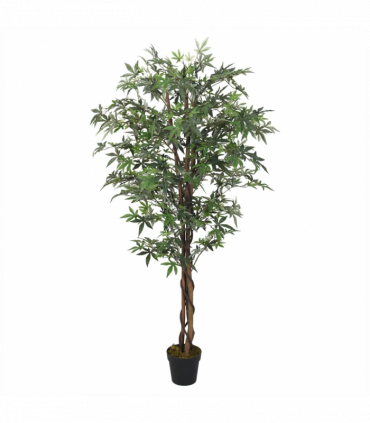vidaXL Artificial Maple Tree 504 Leaves 150 cm Green