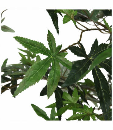 vidaXL Artificial Maple Tree 504 Leaves 150 cm Green