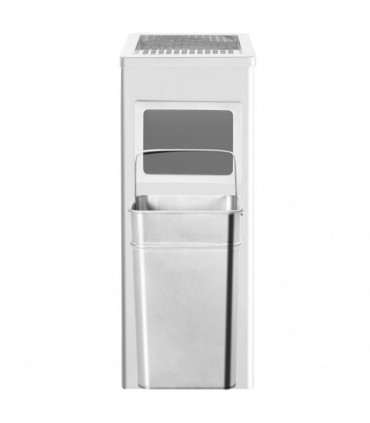 vidaXL Ashtray Dustbin Hotel 36 L Stainless Steel