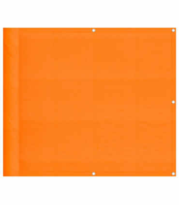 vidaXL Balcony Screen Orange 90x1000 cm 100% Polyester Oxford