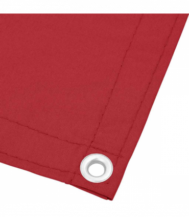 vidaXL Balcony Screen Red 90x800 cm 100% Polyester Oxford