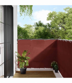 vidaXL Balcony Screen Terracotta 120x800 cm 100% Polyester Oxford