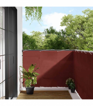 vidaXL Balcony Screen Terracotta 120x800 cm 100% Polyester Oxford