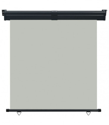 vidaXL Balcony Side Awning 160x250 cm Grey
