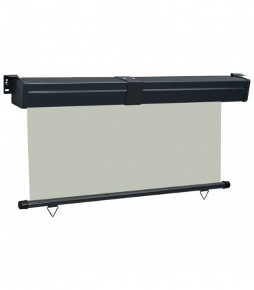 vidaXL Balcony Side Awning 160x250 cm Grey