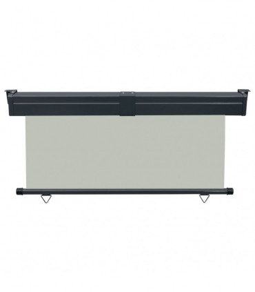 vidaXL Balcony Side Awning 160x250 cm Grey