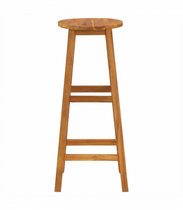 vidaXL Bar Stools 6 pcs Solid Acacia Wood