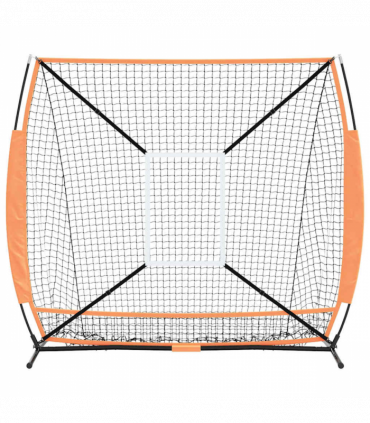 vidaXL Baseball & Softball Black 180 x 90 x 153 cm Polyester