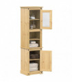 vidaXL Bathroom Cabinet Corona 50x40x185 cm Solid Wood Pine