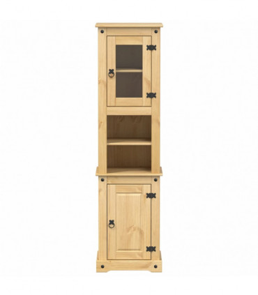 vidaXL Bathroom Cabinet Corona 50x40x185 cm Solid Wood Pine