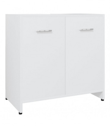vidaXL Bathroom Cabinet White 60x33x61 cm Engineered Wood