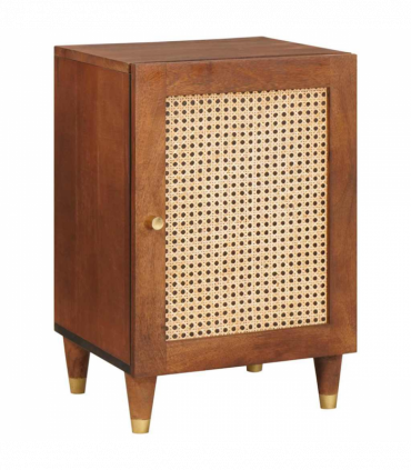 vidaXL Bathroom Cabinet with Shelf with Door Brown 38 x 33.5 x 58 cm