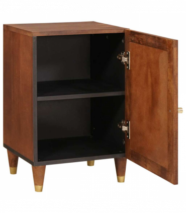 vidaXL Bathroom Cabinet with Shelf with Door Brown 38 x 33.5 x 58 cm