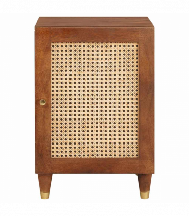 vidaXL Bathroom Cabinet with Shelf with Door Brown 38 x 33.5 x 58 cm