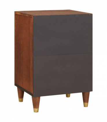 vidaXL Bathroom Cabinet with Shelf with Door Brown 38 x 33.5 x 58 cm