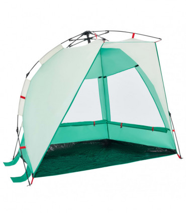 vidaXL Beach Tent 2-Person Sea Green Quick Release Waterproof