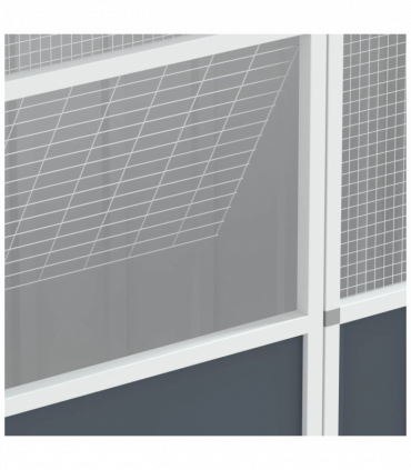 vidaXL Bird Cage Anthracite 115x78x200 cm Galvanised Steel