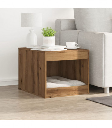 vidaXL Cat Litter Box Enclosure Artisian Oak 47x59x42 cm Engineered Wood