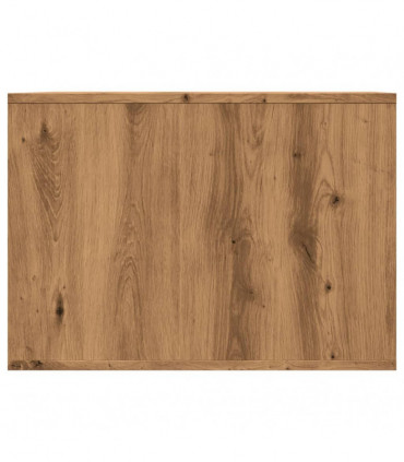 vidaXL Cat Litter Box Enclosure Artisian Oak 47x59x42 cm Engineered Wood