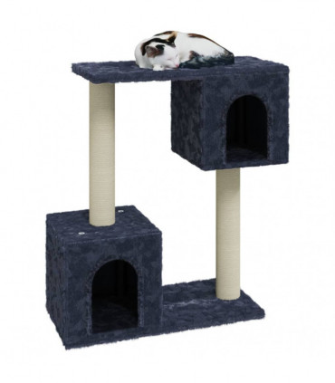 vidaXL Cat Tree with Sisal Scratching Posts Dark Grey 60 cm