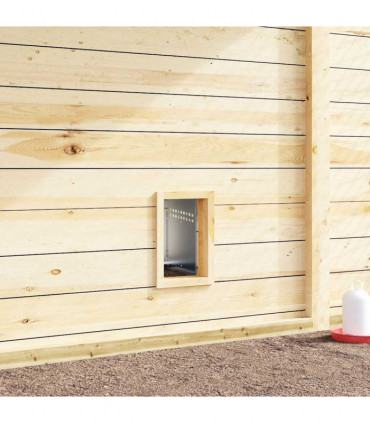 vidaXL Chicken Nesting Box 1 Compartment with Legs Galvanised Steel