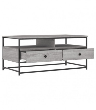 vidaXL Coffee Table Grey Sonoma 100x51x45 cm Engineered Wood