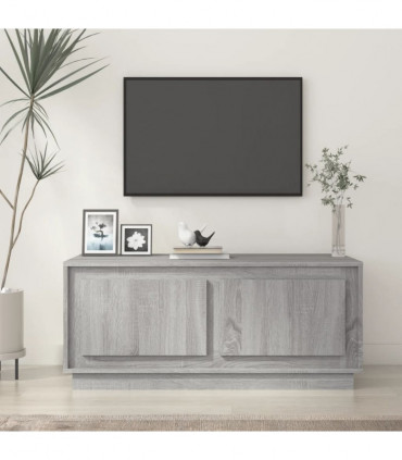 vidaXL Coffee Table Grey Sonoma 102x50x44 cm Engineered Wood