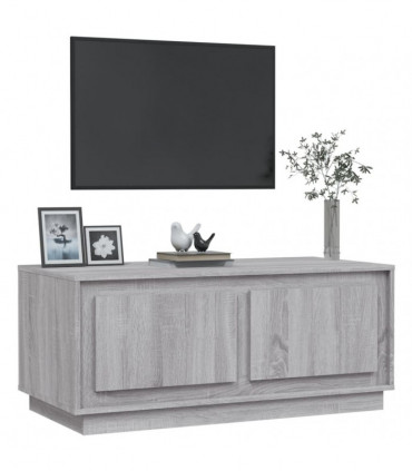 vidaXL Coffee Table Grey Sonoma 102x50x44 cm Engineered Wood