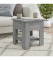vidaXL Coffee Table Grey Sonoma 40x40x42 cm Engineered wood