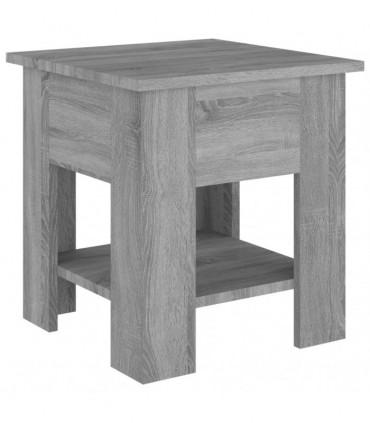 vidaXL Coffee Table Grey Sonoma 40x40x42 cm Engineered wood