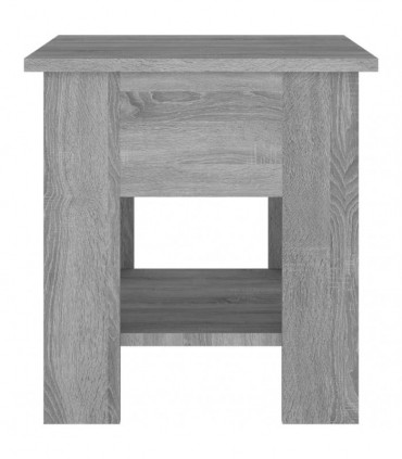 vidaXL Coffee Table Grey Sonoma 40x40x42 cm Engineered wood