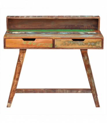 vidaXL Desk Solid Reclaimed Wood