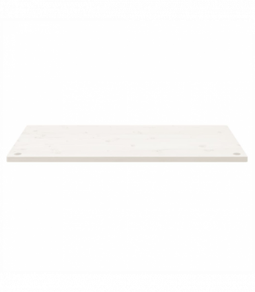 vidaXL Desk Top White 100x60x2.5 cm Solid Wood Pine
