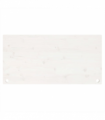 vidaXL Desk Top White 100x60x2.5 cm Solid Wood Pine