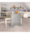 vidaXL Dining Table Concrete Grey 110x60x75 cm Engineered Wood