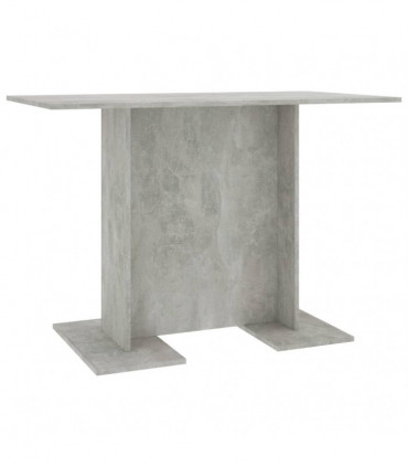 vidaXL Dining Table Concrete Grey 110x60x75 cm Engineered Wood