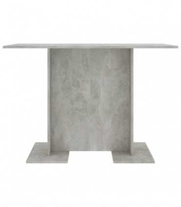 vidaXL Dining Table Concrete Grey 110x60x75 cm Engineered Wood