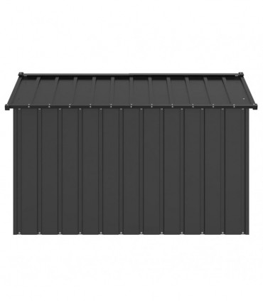 vidaXL Dog House with Roof 113x153x101 cm Galvanised Steel